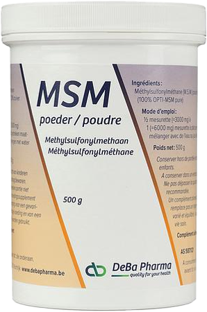 Msm Pdr Soluble/ Oplosb 500g Deba 3