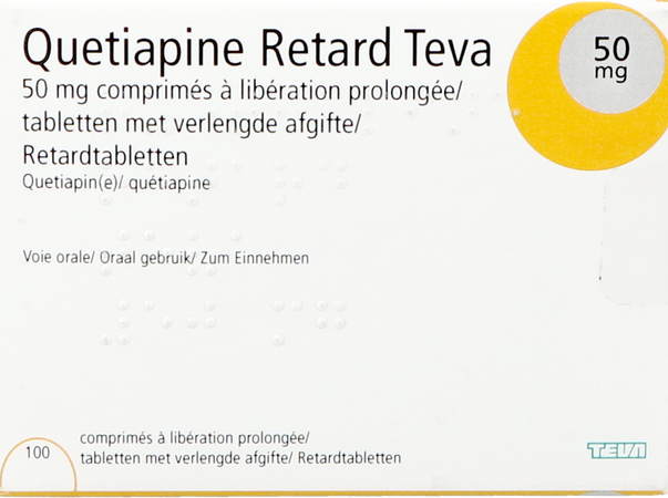Quetiapine Ret.50mg Teva Orifarm Verl Afg.caps 100 1