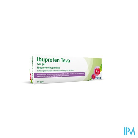 Ibuprofen Teva Gel Tube 100g