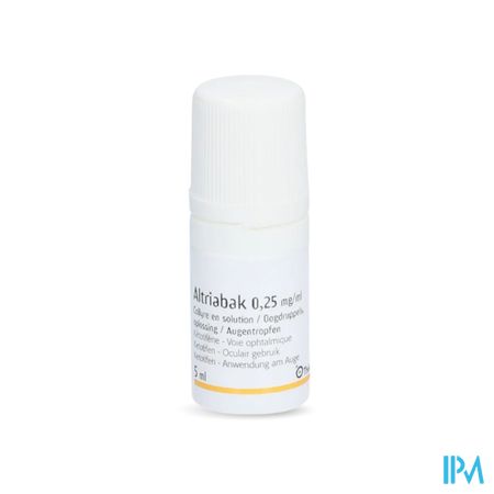 Altriabak 0,25mg/ml Gutt Oculaires Fl 5ml 2