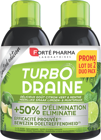 Turbodraine Munt Lime Duo 2x500ml 1