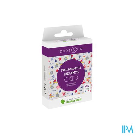 Marque V Quotisoin Pansements Enfants 20