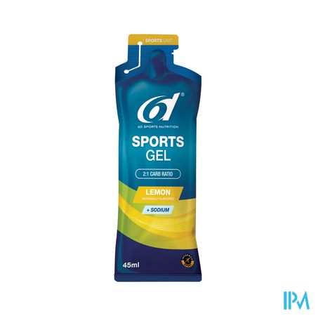 6d Sports Gel Lemon 45ml