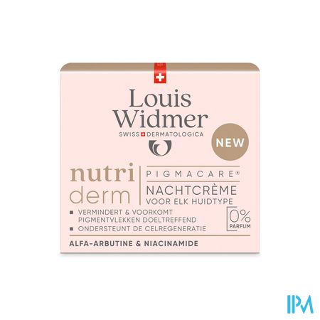 Widmer Nutriderm Pigmacare Nachtcreme N/parf 50ml
