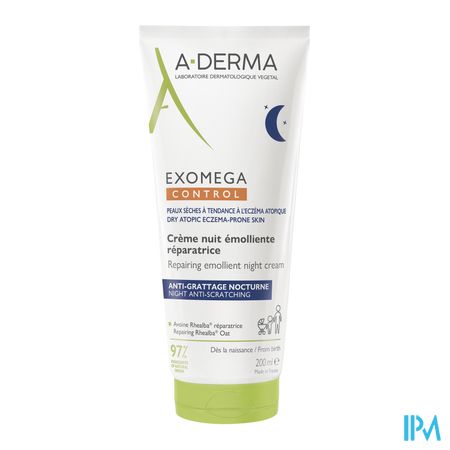 Aderma Exomega Control Herst. Emol. Nacht Cr 200ml