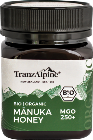 Tranzalpine Miel Manuka Bio Mgo 250+ 250g 1