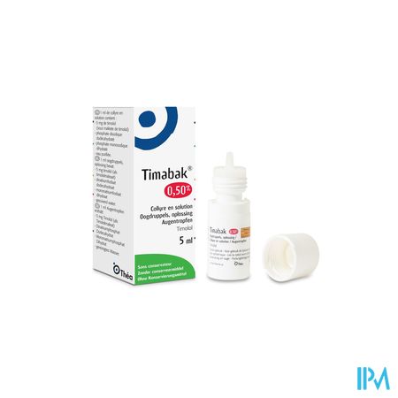 Timabak 0,50% Collyre 5ml 5,0mg/ml 1