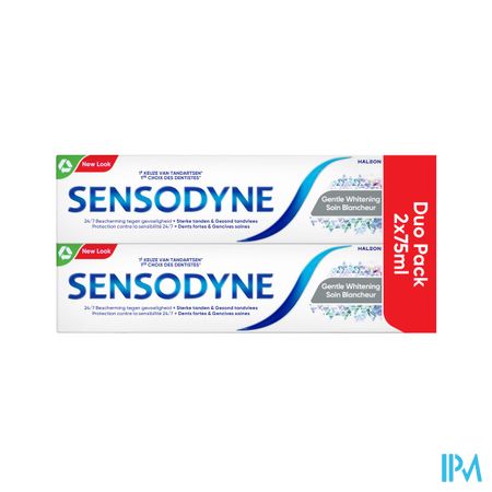 Sensodyne Gentle Whitening Tandpasta Tube 2x75ml