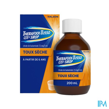 Therafixx-tusso 0,15% Sirop 200ml