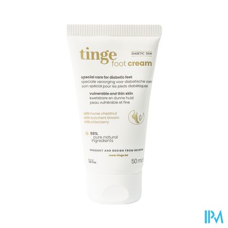 Tinge Diabetic Skin Voetcreme Tube 50ml