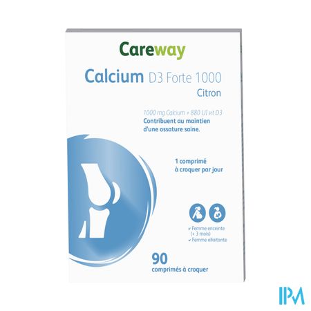 Careway Calcium Forte 1000/880 Comp 90