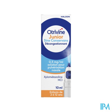 Otrivine Junior Decongest. 0,5mg/ml Sol Pulv 10ml