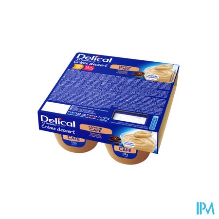 Delical Creme Dessert La Floridine Koffie 4x125g