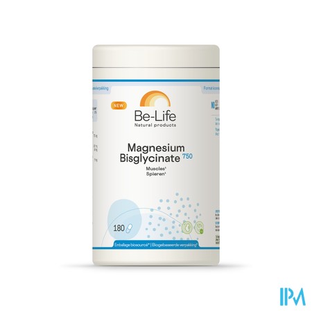 Magnesium Bisglycinate 750 Be Life Caps 180