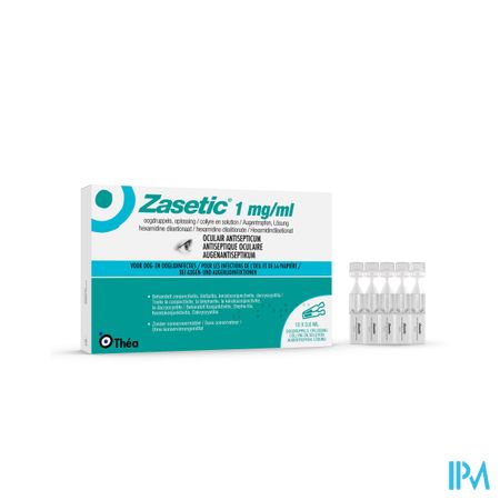 Zasetic 1mg/ml Opl Ud Oogdruppels 10x0,6ml 1