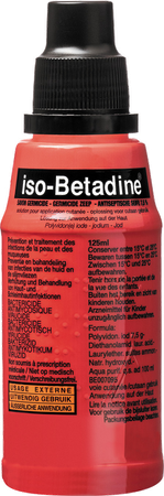 Iso Betadine Germicide Zeep 7,5% 125ml Nf 1