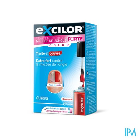 Excilor Forte Color Red Mycose Ongle 30ml+ Vao 8ml