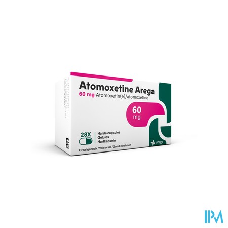 Atomoxetine Arega 60mg Harde Caps 28 Pip