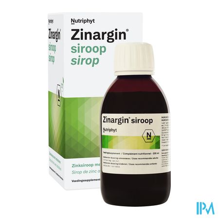 Zinargin Siroop 200ml Nutriphyt 1
