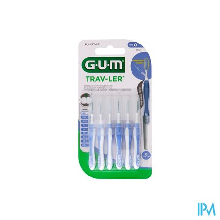Gum Trav-ler Interdent.borsteltje 0,6mm 6 1312m6