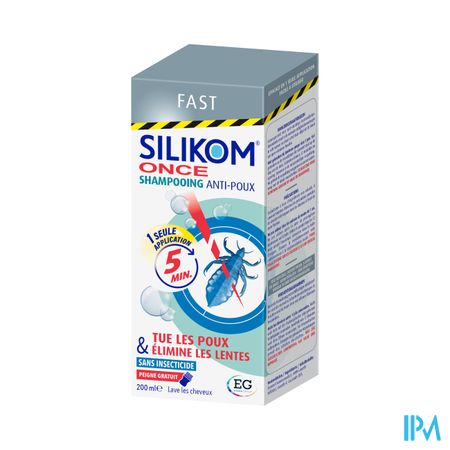 Silikom Once Shampoo A/Luizen A/Neten        200Ml